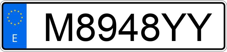 Numer rejestracyjny M8948YY posiada SEAT LEON