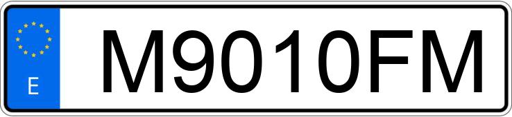 Numer rejestracyjny M9010FM posiada LAND ROVER RANGE ROVER