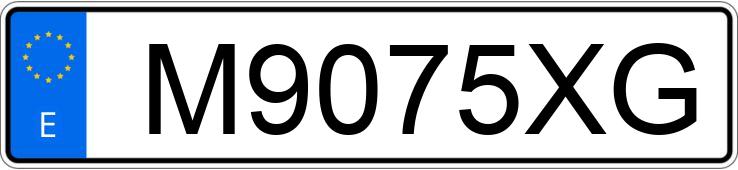 Numer rejestracyjny M9075XG posiada OPEL FRONTERA