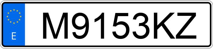 Numer rejestracyjny M9153KZ posiada MERCEDES 560 (126)