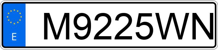 Numer rejestracyjny M9225WN posiada MERCEDES SPRINTER