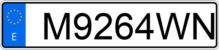 Numer rejestracyjny M9264WN posiada AUDI A6