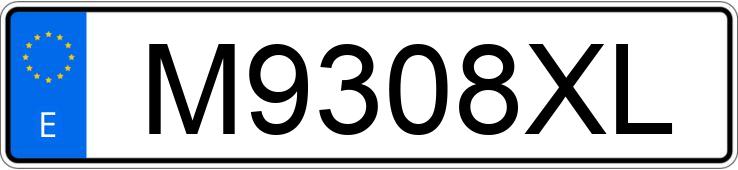 Numer rejestracyjny M9308XL posiada SEAT CORDOBA Numer rejestracyjny M9308XL posiada SEAT CORDOBA
