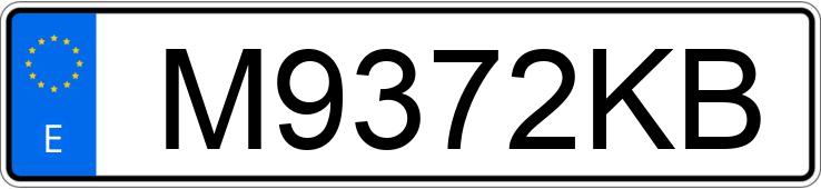 Numer rejestracyjny M9372KB posiada OPEL CORSA