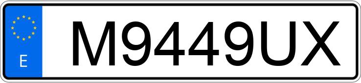 Numer rejestracyjny M9449UX posiada SEAT TOLEDO