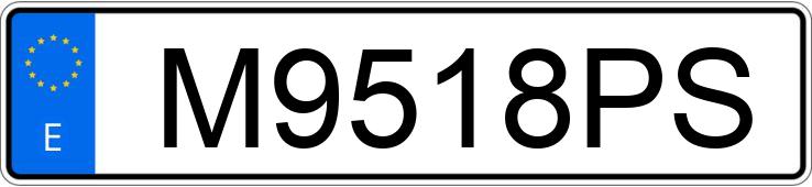 Numer rejestracyjny M9518PS posiada RENAULT 21 Numer rejestracyjny M9518PS posiada RENAULT 21