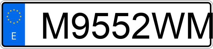 Numer rejestracyjny M9552WM posiada OPEL MONTEREY