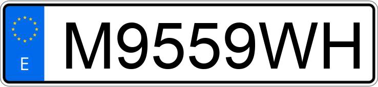 Numer rejestracyjny M9559WH posiada VOLKSWAGEN GOLF