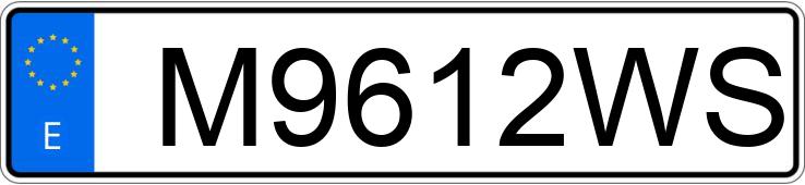 Numer rejestracyjny M9612WS posiada MERCEDES E 220 (210)