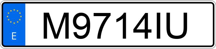 Numer rejestracyjny M9714IU posiada PEUGEOT 405