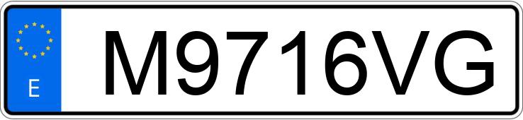 Numer rejestracyjny M9716VG posiada HONDA CIVIC