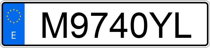 Numer rejestracyjny M9740YL posiada PEUGEOT 406