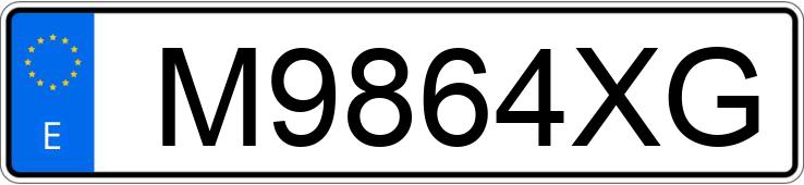 Numer rejestracyjny M9864XG posiada DAEWOO LANOS