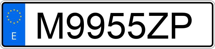 Numer rejestracyjny M9955ZP posiada BMW Z3 Numer rejestracyjny M9955ZP posiada BMW Z3