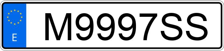 Numer rejestracyjny M9997SS posiada VOLVO 960