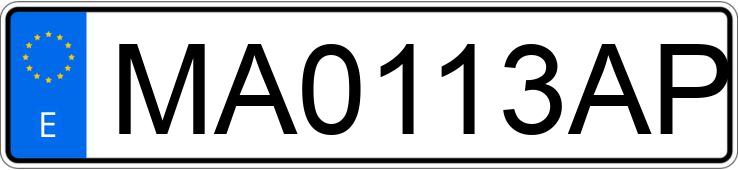 Numer rejestracyjny MA0113AP posiada FORD ESCORT