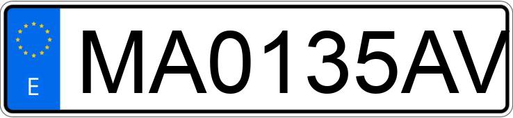 Numer rejestracyjny MA0135AV posiada FORD FIESTA