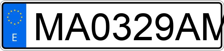 Il numero di registrazione MA0329AM ha SANTANA LAND ROVER