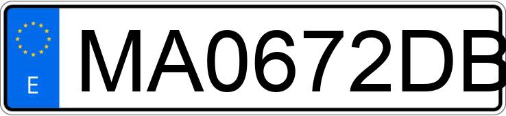 Numer rejestracyjny MA0672DB posiada SEAT LEON