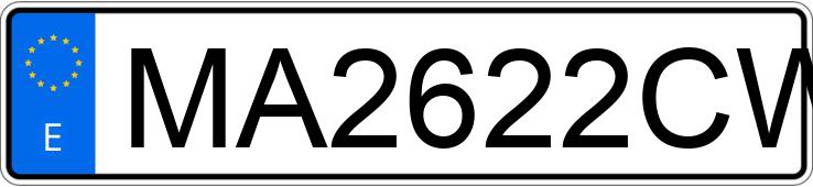 Numer rejestracyjny MA2622CW posiada MERCEDES E 300 (210)