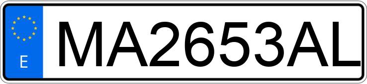 Numer rejestracyjny MA2653AL posiada YAMAHA RD 350