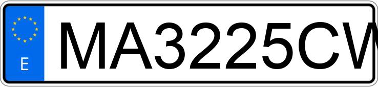 Numer rejestracyjny MA3225CW posiada VOLKSWAGEN CARAVELLE