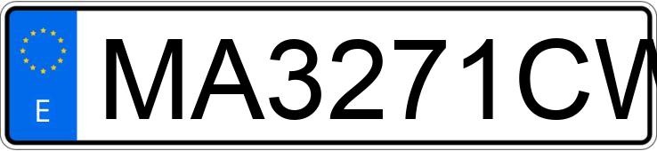 Numer rejestracyjny MA3271CW posiada HONDA CIVIC