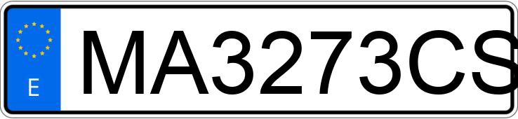 Numer rejestracyjny MA3273CS posiada PEUGEOT BOXER