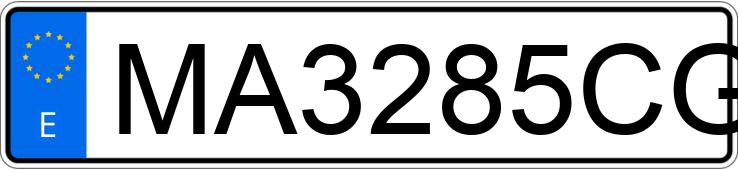 Le numéro d’enregistrement MA3285CG a VOLKSWAGEN POLO