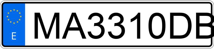 Numer rejestracyjny MA3310DB posiada AUDI A4