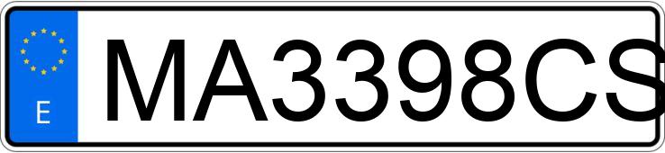 Numer rejestracyjny MA3398CS posiada NISSAN PATROL