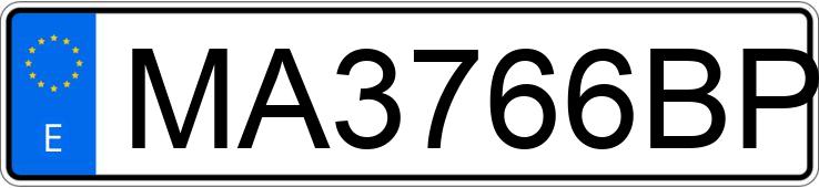 Numer rejestracyjny MA3766BP posiada BMW SERIE 3