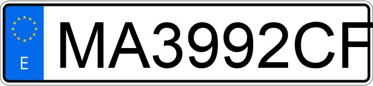 Numer rejestracyjny MA3992CF posiada MERCEDES 300 (124)