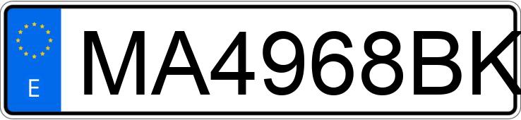 Numer rejestracyjny MA4968BK posiada HONDA PRELUDE