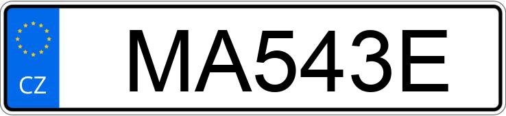 Numer rejestracyjny MA543E posiada Bmw X5