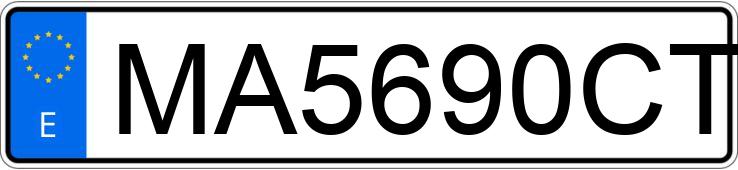Numer rejestracyjny MA5690CT posiada CHEVROLET-GM CORVETTE
