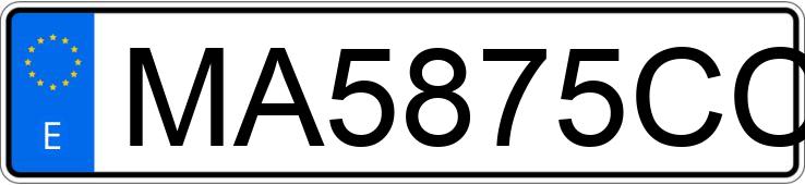 Numer rejestracyjny MA5875CC posiada TOYOTA LAND CRUISER SW