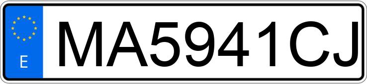 Numer rejestracyjny MA5941CJ posiada BMW SERIE 3