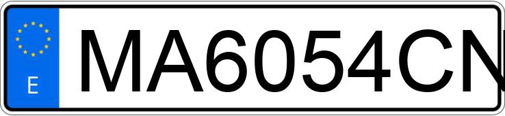 Numer rejestracyjny MA6054CN posiada TOYOTA LAND CRUISER