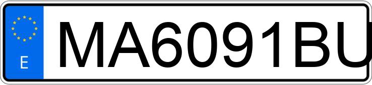 Numer rejestracyjny MA6091BU posiada BMW SERIE 3