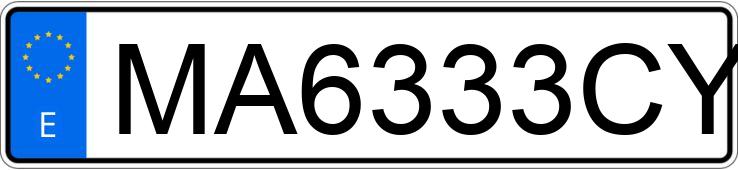 Numer rejestracyjny MA6333CY posiada TOYOTA 4RUNNER