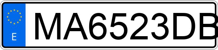 Numer rejestracyjny MA6523DB posiada BMW SERIE 3