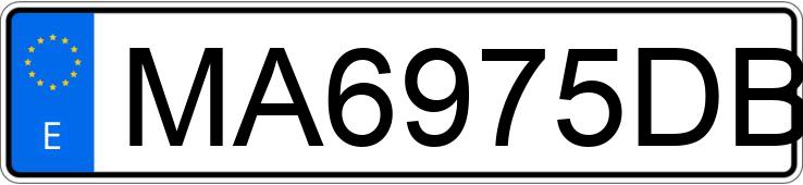 Numer rejestracyjny MA6975DB posiada BMW SERIE 3