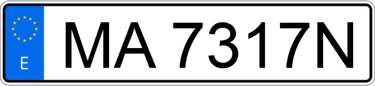 Numer rejestracyjny MA7317N posiada RENAULT 4 Numer rejestracyjny MA7317N posiada RENAULT 4