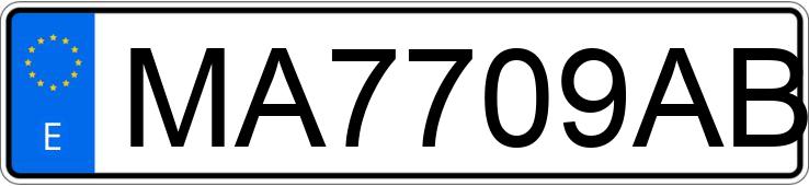 Numer rejestracyjny MA7709AB posiada PEGASO TRONER