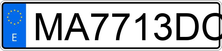 Numer rejestracyjny MA7713DC posiada SEAT TOLEDO