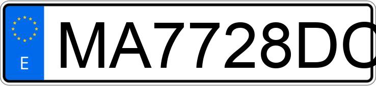 Numer rejestracyjny MA7728DC posiada OPEL ASTRA