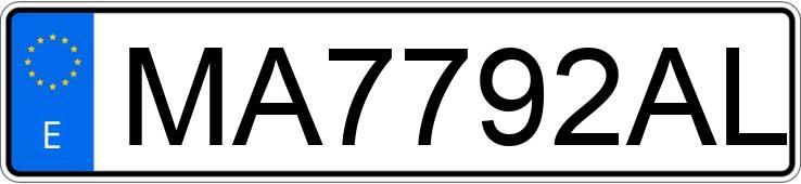 Le numéro d’enregistrement MA7792AL a NISSAN PATROL Le numéro d’enregistrement MA7792AL a NISSAN PATROL