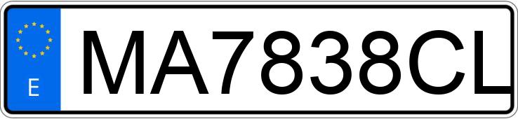 Numer rejestracyjny MA7838CL posiada SUZUKI GSXR 600