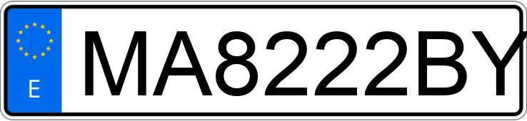 Numer rejestracyjny MA8222BY posiada FORD TRANSIT